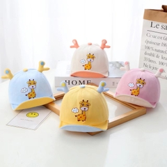 Mũ Nón Lưỡi Trai Tai 3D Hình Thú Đáng Yêu Cho Bé Từ 3 Tháng - 3 Tuổi