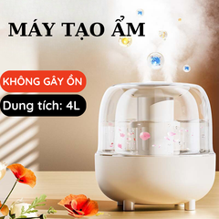 Máy Phun Sương Tạo Độ Ẩm Dung Tích Lớn Có Đèn