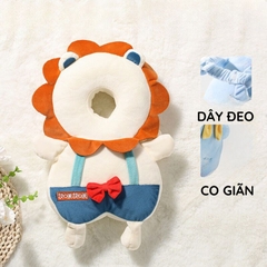 Gối Bảo Vệ Đầu Và Lưng Chống Ngã Thoáng Khí An Toàn Cho Bé