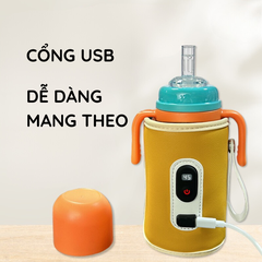 Túi Ủ Giữ Ấm Bình Sữa 21 Mức Tùy Chỉnh Nhiệt Độ