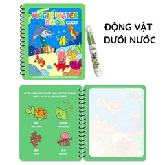 Đồ Chơi Quyến Sách Tô Màu Ma Thuật Kèm Bút Đa Dạng Chủ Đề Cho Bé