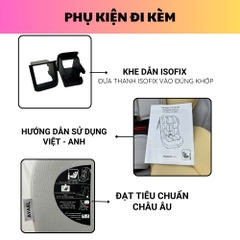 Ghế Ngồi Ô Tô Cho Bé AYAEL ISOFIX An Toàn, Chuẩn Quốc Tế R129 (1–10 Tuổi)