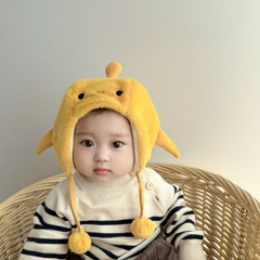 Nón Lông Cừu MẶT THÚ HÀI HƯỚC Có Dây Bảo Vệ Tai Dành Cho Bé