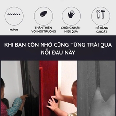 Dụng Cụ MIẾNG DÁN KHE CỬA Chống Kẹt Tay Bảo Vệ An Toàn Cho Bé