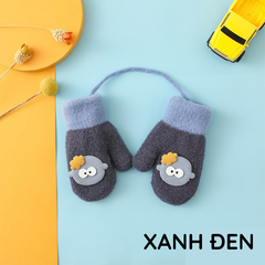 Bao Tay 3D Có Dây Lấp Lánh Nhiều Màu Giữ Ấm Tay Cho Bé