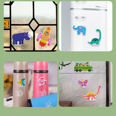 Đồ Chơi Giáo Dục STICKER Nhãn Dán Nhiều Chủ Đề Có Thể Tái Sử Dụng
