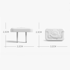 Nút Che Ổ Điện Khóa Xoay Set 6 Cái Bảo Vệ An Toàn Cho Bé