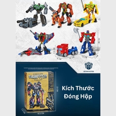Đồ Chơi Mô Hình Lắp Ráp Robot Biến Hình Transformer Thân Hợp Kim Cho Bé Giải Trí Rèn Luyện Tư Duy Thông Minh