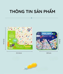 Đồ Chơi Sách Ma Thuật Cao Cấp Kèm Bút Đa Dạng Chủ Đề Dành Cho Bé