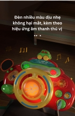 Đồ Chơi Mô Phỏng Vô Lăng Xe Ôtô Có Nhạc Và Đèn Vui Nhộn Kích Thích Sự Phát Triển Cho Bé