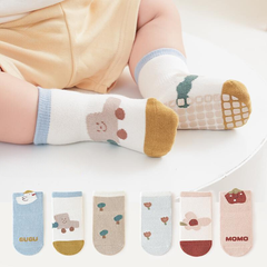 Tất Vớ Trơn Hình Hoạt Hình CHỐNG TRƠN TRƯỢT Đáng Yêu Giữ Ấm Chân Cho Bé