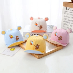 Mũ Nón Lưỡi Trai Tai 3D Hình Thú Đáng Yêu Cho Bé Từ 3 Tháng - 3 Tuổi