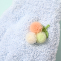 Bao Tay Lông Cừu Hình Cherry Giữ Ấm Cho Bé