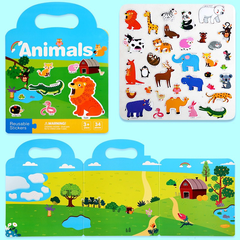 Đồ Chơi Giáo Dục STICKER Nhãn Dán Nhiều Chủ Đề Có Thể Tái Sử Dụng