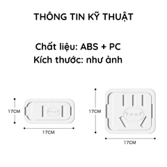 Combo 6 Miếng Dán Che Ổ Điện Đóng Mở Ngang Bảo Vệ An Toàn Cho Bé