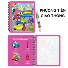 Đồ Chơi Quyến Sách Tô Màu Ma Thuật Kèm Bút Đa Dạng Chủ Đề Cho Bé
