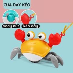 Đồ Chơi Cho Bé Con Cua Cảm Biến Biết Tự Động Chạy Trốn, Có Đèn Và Nhạc Vui Nhộn