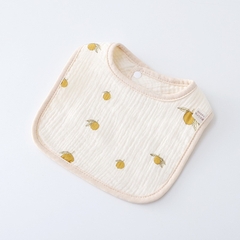 Yếm Cổ Tròn Xoay 360 Độ Cho Bé Bằng 6 lớp Cotton Thấm Hút Tốt An Toàn Cho Da Bé
