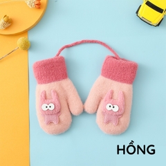 Bao Tay 3D Có Dây Lấp Lánh Nhiều Màu Giữ Ấm Tay Cho Bé