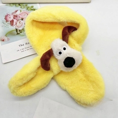 Khăn Choàng Cổ Mềm Mịn Hình Thú 3D Đáng Yêu Giữ Ấm Cho Bé