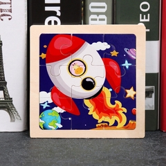 Đồ Chơi Giáo Dục Xếp Hình Động Vật 9 Mảnh Cho Bé