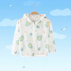 Áo Khoác Mỏng Chống Nắng Chống Tia UV Bảo Vệ Da Cho Bé
