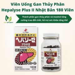 Viên Uống Gan Thủy Phân Hepalyse Plus II Nhật Bản Lọ 180 Viên