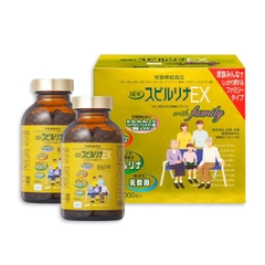 Tảo Vàng Cao Cấp Spirulina EX Nhật Bản 2000 Viên