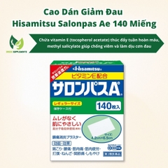 Cao Dán Giảm Đau Hisamitsu Salonpas Ae 140 Miếng