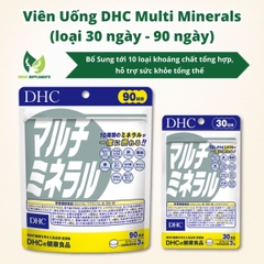 Viên Uống DHC Multi Minerals Bổ Sung Khoáng Tổng Hợp