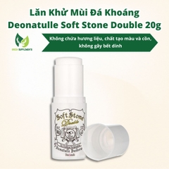 Lăn Khử Mùi Đá Khoáng Deonatulle Soft Stone Double 20g
