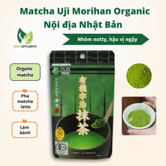Bột Matcha Nhật Bản Morihan Organic Uji Matcha 30g