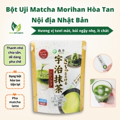 Bột Matcha Dễ Hòa Tan Morihan Uji Matcha Nhật Bản Túi 30 Thanh 1,8g