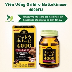 Viên Uống Phòng Ngừa Tai Biến Đột Quỵ Orihiro Nattokinase 4000FU