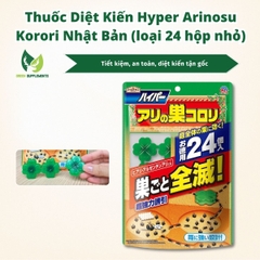 Thuốc Diệt Kiến Hyper Arinosu Korori Nhật Bản Diệt Kiến Tận Gốc (loại 24 hộp nhỏ)
