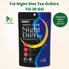 Trà Night Diet Tea Orihiro Hỗ Trợ Giảm Cân Túi 20 Gói
