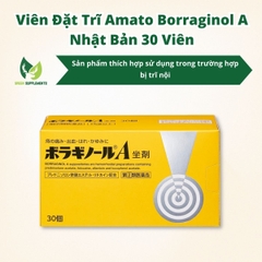 Viên Đặt Trĩ Amato Borraginol A Nhật Bản 30 Viên