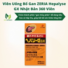Viên Uống Bổ Gan ZERIA Hepalyse GX Nhật Bản 360 Viên
