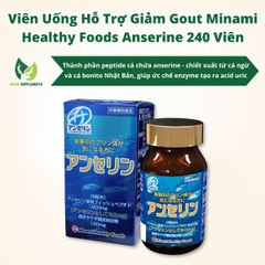 Viên Uống Hỗ Trợ Giảm Gout Minami Healthy Foods Anserine 240 Viên