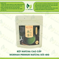 Bột Matcha Cao Cấp Morihan Premium Matcha Nhật Bản Gói 40g