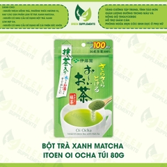Bột Trà Xanh Matcha Itoen Oi Ocha Túi 80g