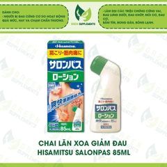 Chai Lăn Xoa Giảm Đau Hisamitsu Salonpas 85ml