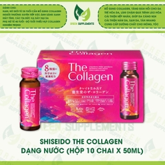 Shiseido The Collagen Dạng Nước (hộp 10 chai x 50ml)