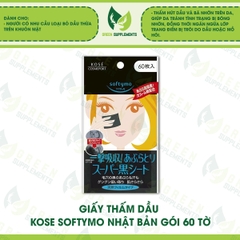 Giấy Thấm Dầu Kose Softymo Nhật Bản Gói 60 Tờ