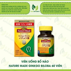 Viên Uống Bổ Não Nature Made Ginkgo Biloba 60 Viên