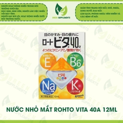 Nước Nhỏ Mắt Rohto Vita 40a 12ml