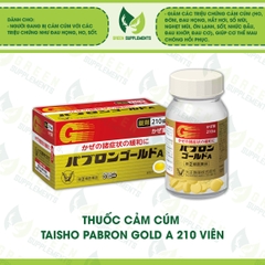Thuốc Cảm Cúm Taisho Pabron Gold A 210 Viên
