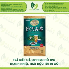 Trà Diếp Cá Orihiro Hỗ Trợ Thanh Nhiệt, Thải Độc Túi 60 Gói