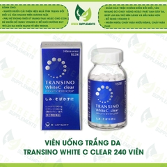 Viên Uống Trắng Da Transino White C Clear