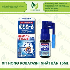 Xịt Họng Kobayashi Nhật Bản 15ml